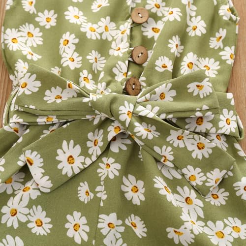 Image of Toddler Girl Clothes Baby Summer Cute Halter Romper 6 Months to 5 Years Old