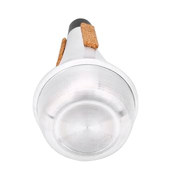 Aluminum Practice Trumpet Mute Straight With Wear-proof Cork Strip