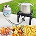 JEASOM 4FT Adjustable High Pressure Propane Regulator with Hose (0-10 PSI) - 1/8