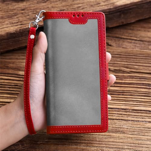 Image of Excelsior Flip Cover for Oneplus 15 | Premium PU Leather | 360 Degree Protection | Durable (Red)
