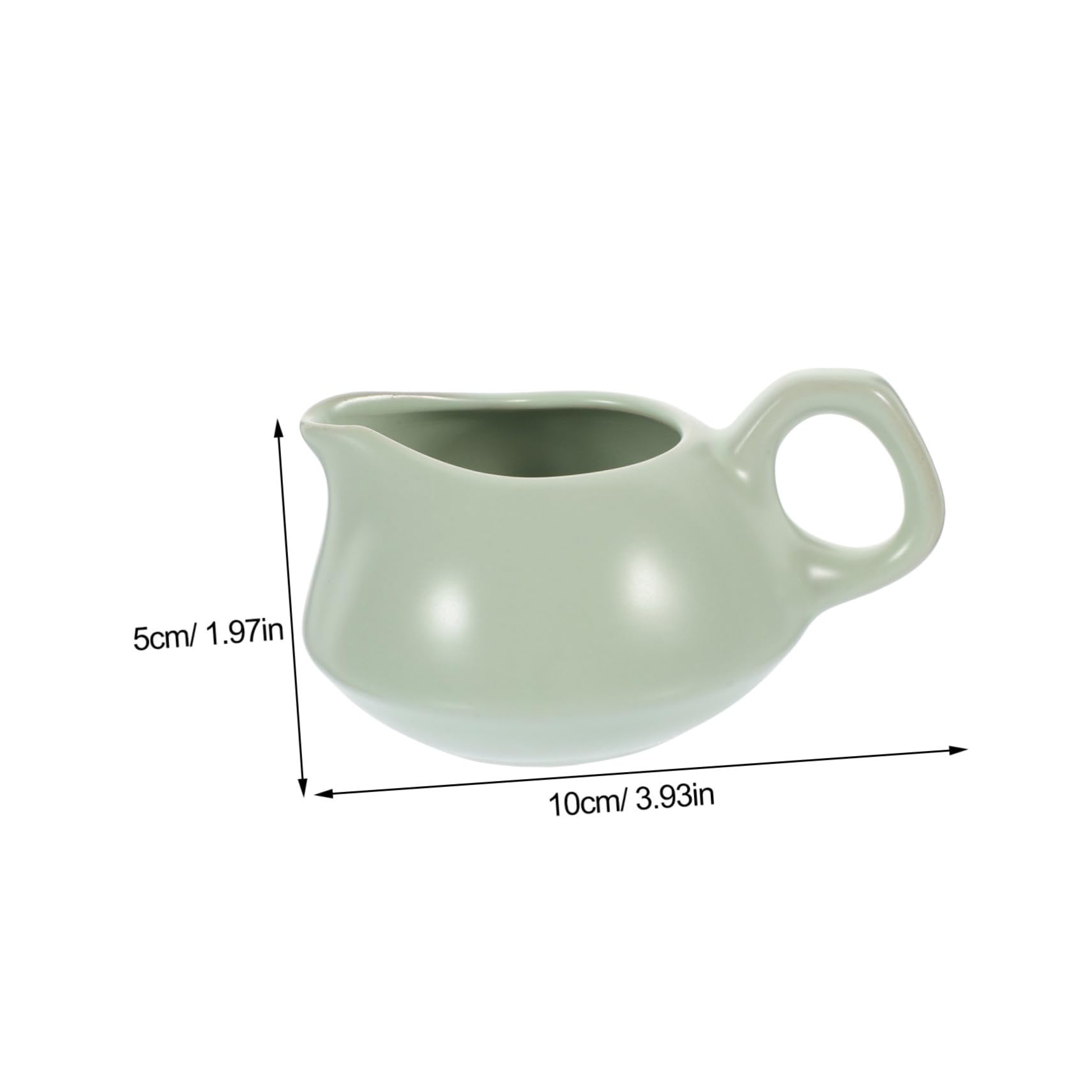 Kichvoe Ceramic Gravy Boat for Sauces Dressings Elegant Pitcher with Handle for Thanksgiving Serveware Family Gatherings Easy to Clean Design