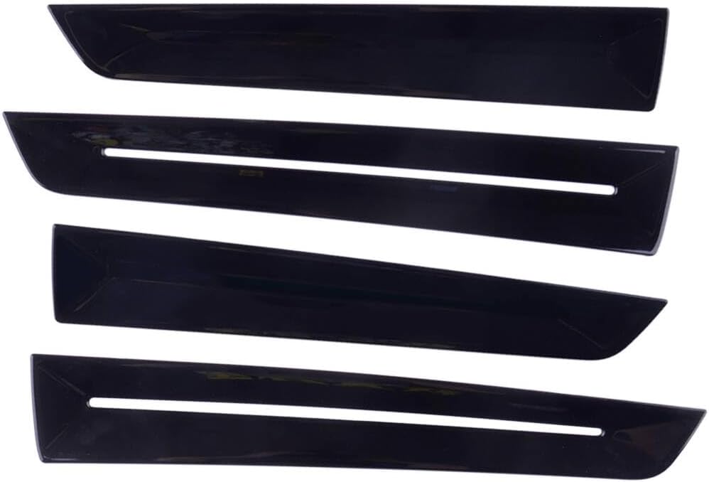 beler 4Pcs Gloss Black Interior Door Panel Strip Cover Trim Fit for Honda Civic 2022-2024
