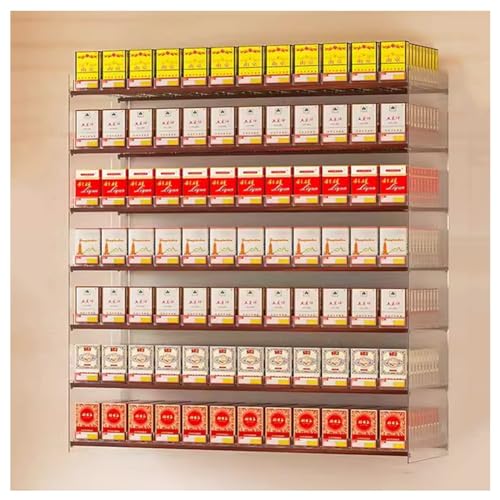 Vitrina acrílica con 7 estantes perfecta