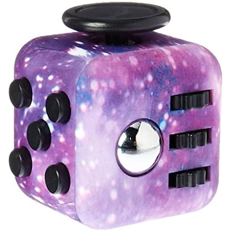 Paochocky Galaxy Fidget Toy Cube Toy With Click Ball Anti Anxiety Anti Stress Fidget Toys For Children Teen Adult Stress Reliever Amazon Co Uk Toys Games