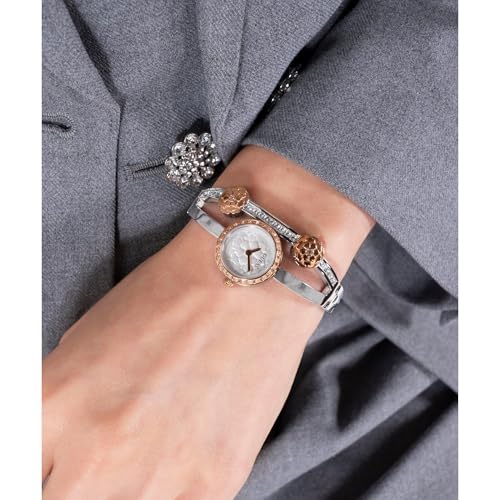 Image of Guess Bejeweled 21 mm Silver Dial Women Analog Watch- GW0756L3