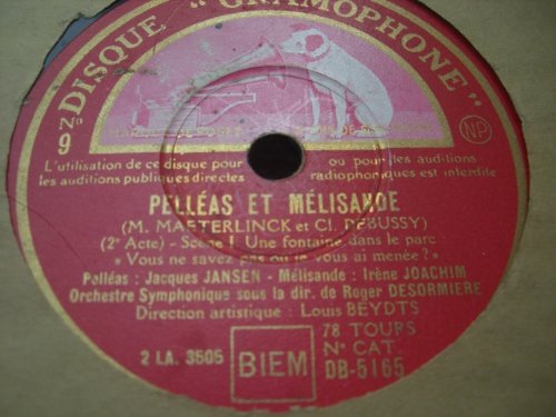 Pelléas et Mélissandre - 2e acte. Scène 1. Une Fontaine dans le Parc.