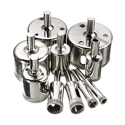 Set de 10 brocas de diamante para taladro 8-50 mm miniatura 1
