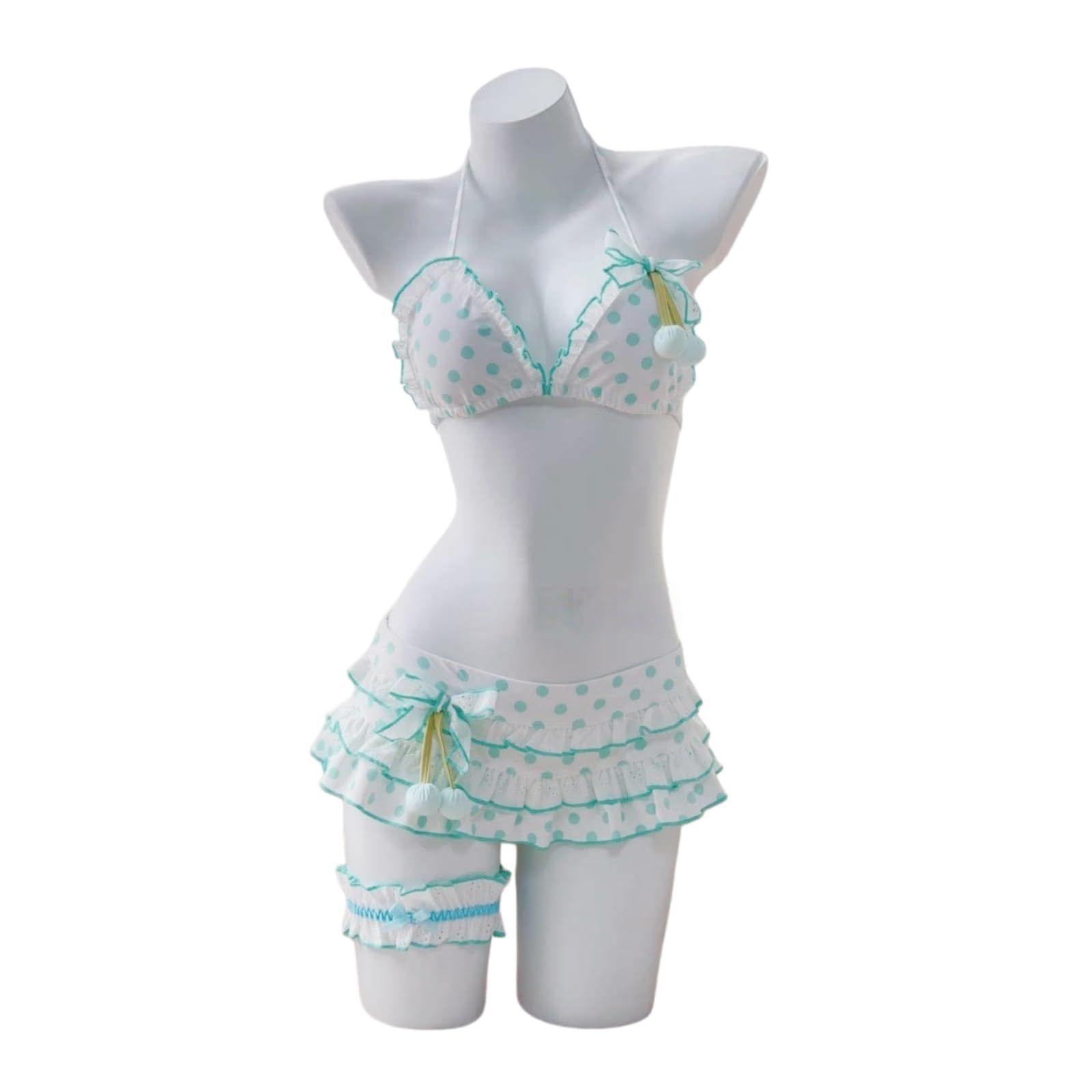 Bikini Donna Cute Cherry Stampa Bikini, Kawaii Polka DOT Costume da Bagno, Dolce Split Costumi Bagno per La Spiaggia & Resort, Perfetto L'Estate-Picture 3-s