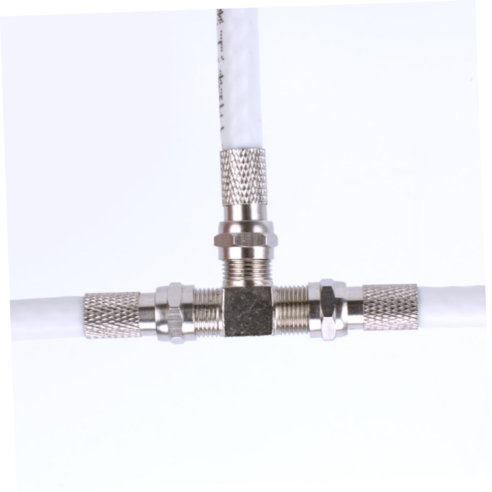 DOITOOL 10pcs Way Type Coax Cable Splitter Adapter for Tv Antenna Easy to Install Female to Female Connectors High Shielding Structure for Modems and Multiple Tvs