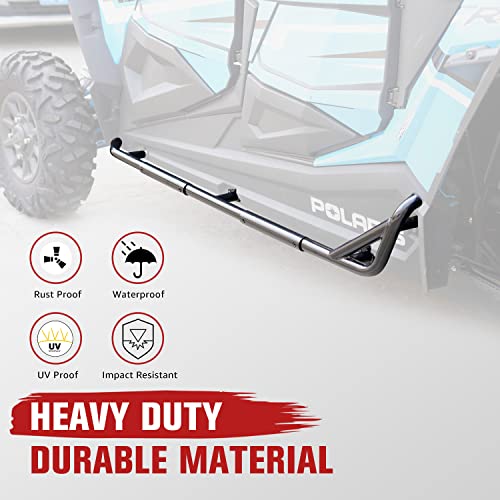 A & Utv Pro Nerf Bars Rock Sliders Compatible With 2014-2023 Polaris Rzr Xp4 1000 / Rzr 4 900/4 Turbo, Heavy Duty Side Steps Tree Kickers Accessories, 4 Seater #TOP1