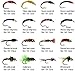133pcs/Set Ultra-Thin Portable Nymph Scud Midge Flies Kit Assortment with Box Trout Fishing Fly Lures-bass Lures Fishing Gifts for Men