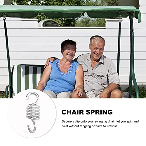 Yardwe 2Pack 440Lbs.capacity Hammock Chair Spring Heavy Duty Hammock Swing Spring For Porch Swing,Hanging Chairs Stainless Steel Extension Spring (6.7Mm) #TOP1