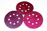 ABRASIVE DISC W. HOLES (VELCRO) 5PCS P60