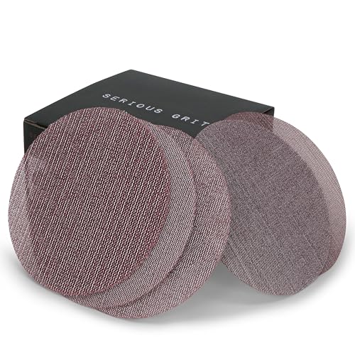 Serious Grit - 5-Inch Ceramic Mesh Discs - P80-240 Assortment - 50 Pack
