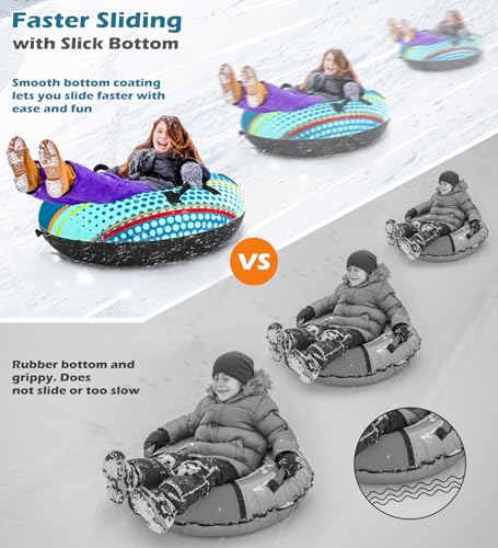 image for Jasonwell Inflatable Snow Tube Sled - 48