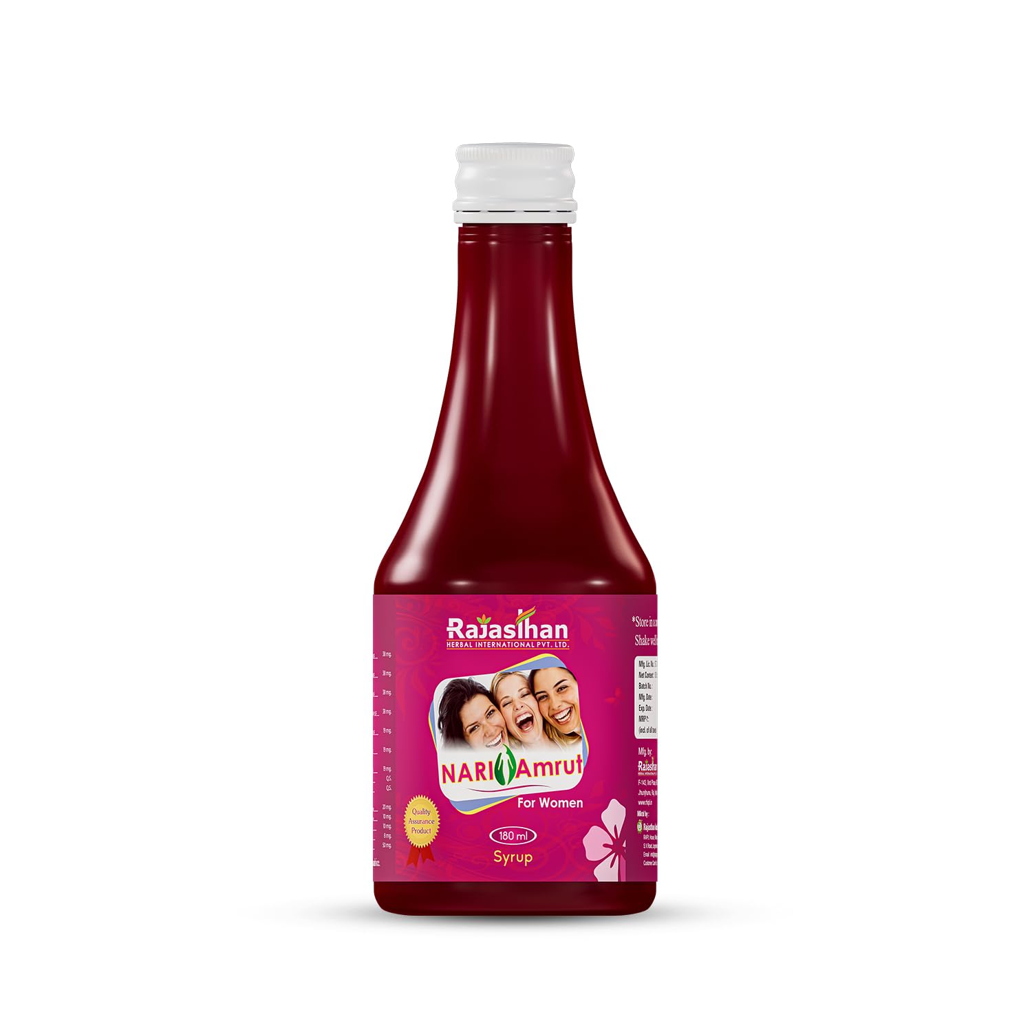 NARI AMRUT by Rajasthan Aushdhalaya-180ml Syrup For Women - General Female health tonic-image-37