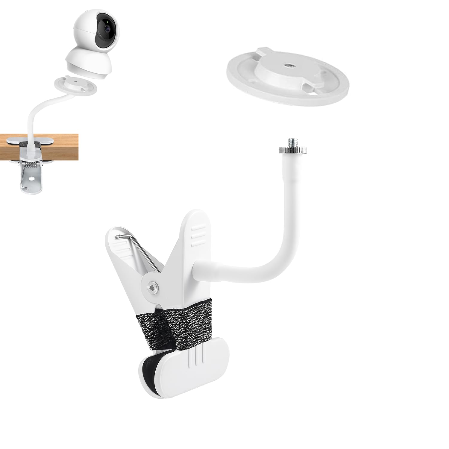 Lonnky Flexible Clip Mount for TP-Link Tapo C200/C210/C220/C230 Cameras