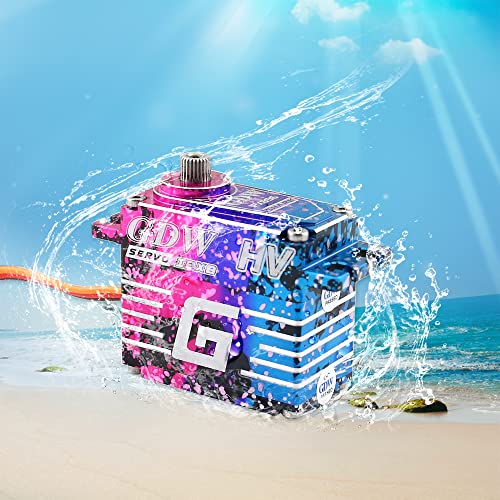 Gdw Ipx896 43Kg Coreless Servo Motor Brushless Metal Gear Digital Servo High Torque Waterproof For 1/8 1/10 Rc Car Trx4 Trx6 #TOP1