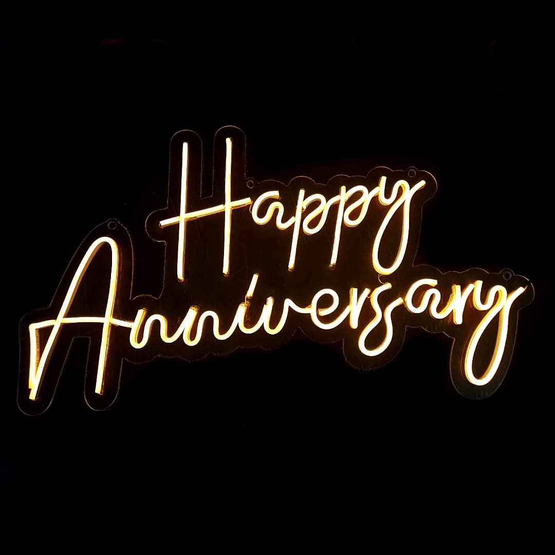 Buy LEDOLUX Happy Anniversary Neon LED Light Signs for All Anniversary