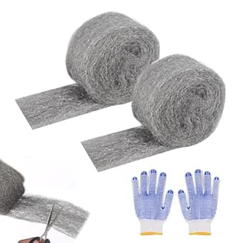 XPOOP Stahlwolle Gegen Mäuse - Effektiver Nagerschutz