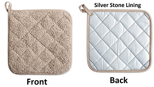 Dii CAMZ38401 Basic Terry Collection Quilted 100% Cotton, Potholder thumb #2