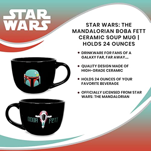 Tazón Taza de Cerámica Star Wars Boba Fett 24 oz miniatura 6