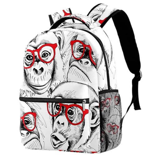 Sac à dos d'école multicolore 29.4x20x40cm pour fille et garçon