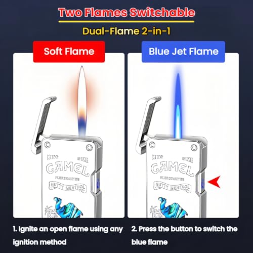 Encendedor inteligente de butano con 5 métodos de ignición miniatura 4