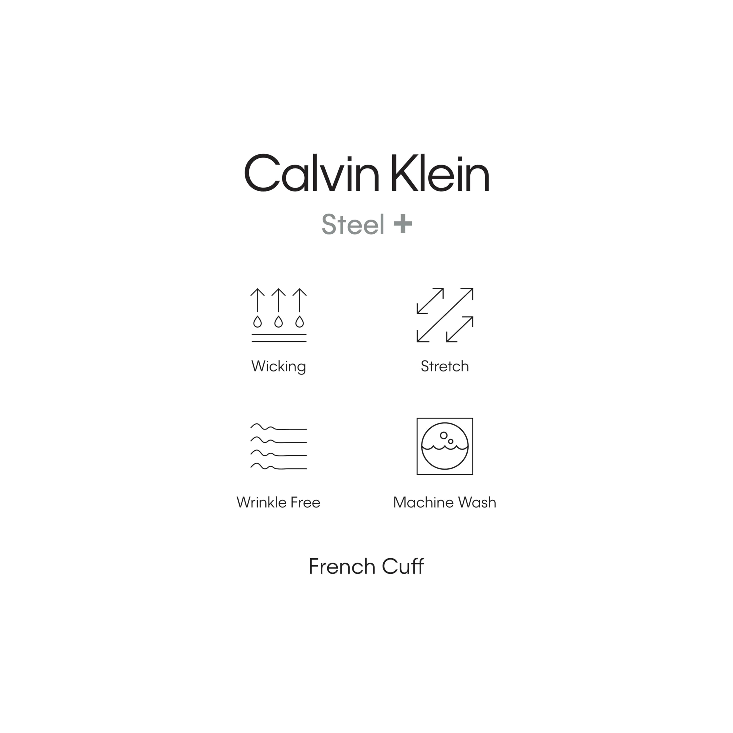 Calvin Klein Camisa Hombre Slim Stretch Shirt Manga Larga