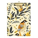 table basse stockholm maison du monde Portapapeles tamaño A4/carta para niños de 12.5 x 9 x 0.12 pulgadas. Clip de perfil bajo con lazo retráctil para colgar, que es y portátil, cabe en tus maletines y mochilas