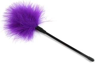 Hdynasty Baguette en Plumes Multicolore Jouet de grattage en Plumes Alternatif pour Les Femmes (Violet, 1)