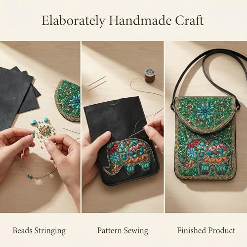 Image of Small Crossbody Bags for Women Designer Cell Phone Bag Boho Shoulder Wallet Purse