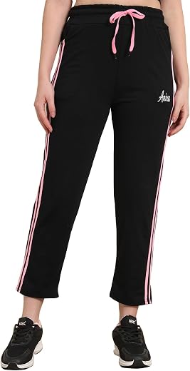 Women's Cotton Striped Casual Style Pyjama/Track Pants | Night Wear & Casual Wear