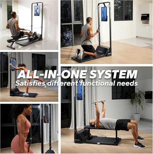 Image of Speediance Gym Monster Smart Home Gym, Multifunctional Strength Training Machine, Smith Machine Power Cage Workout Station, Squat Rack Cable Machine, Full Body Fitness Equipment for Home Workout