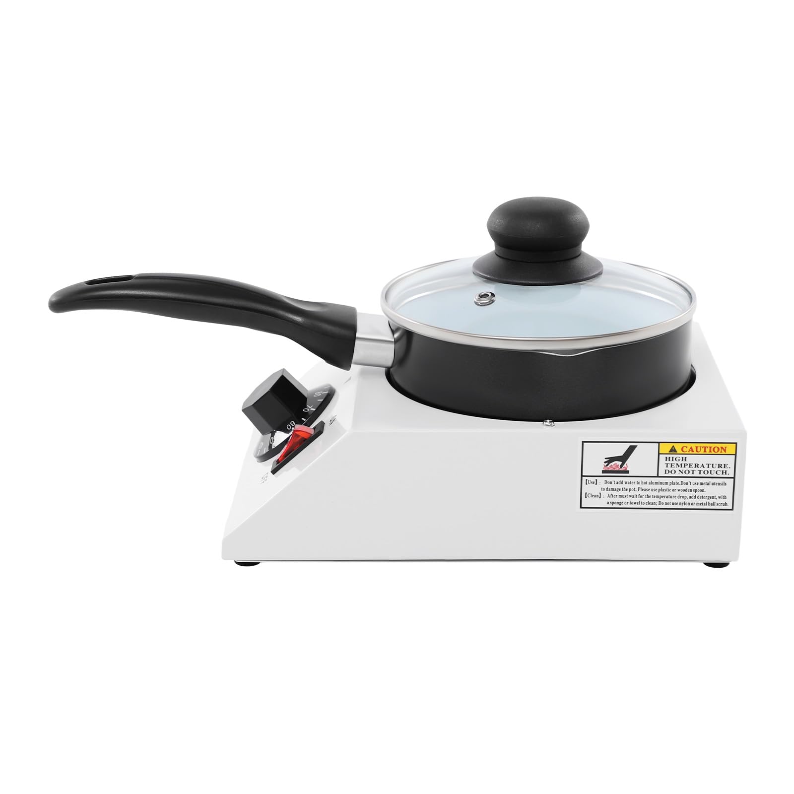 Pentola elettrica per sciogliere il cioccolato in alluminio e ceramica, 40 W, con temperatura regolabile da 30 a 75 °C, per cottura in forno, pasticceria, casa