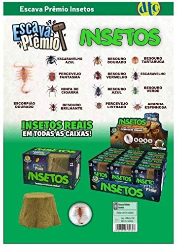 Escava Premio Insetos Dtc 1 Unidade Ref. 4997, DTC, Azul