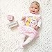 Solid Wood Milestone Age Blocks in Pink. Baby Age Photo Blocks and Photo Prop
