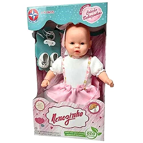 Boneca Nenezinho Saia Rosa, Brinquedos Estrela