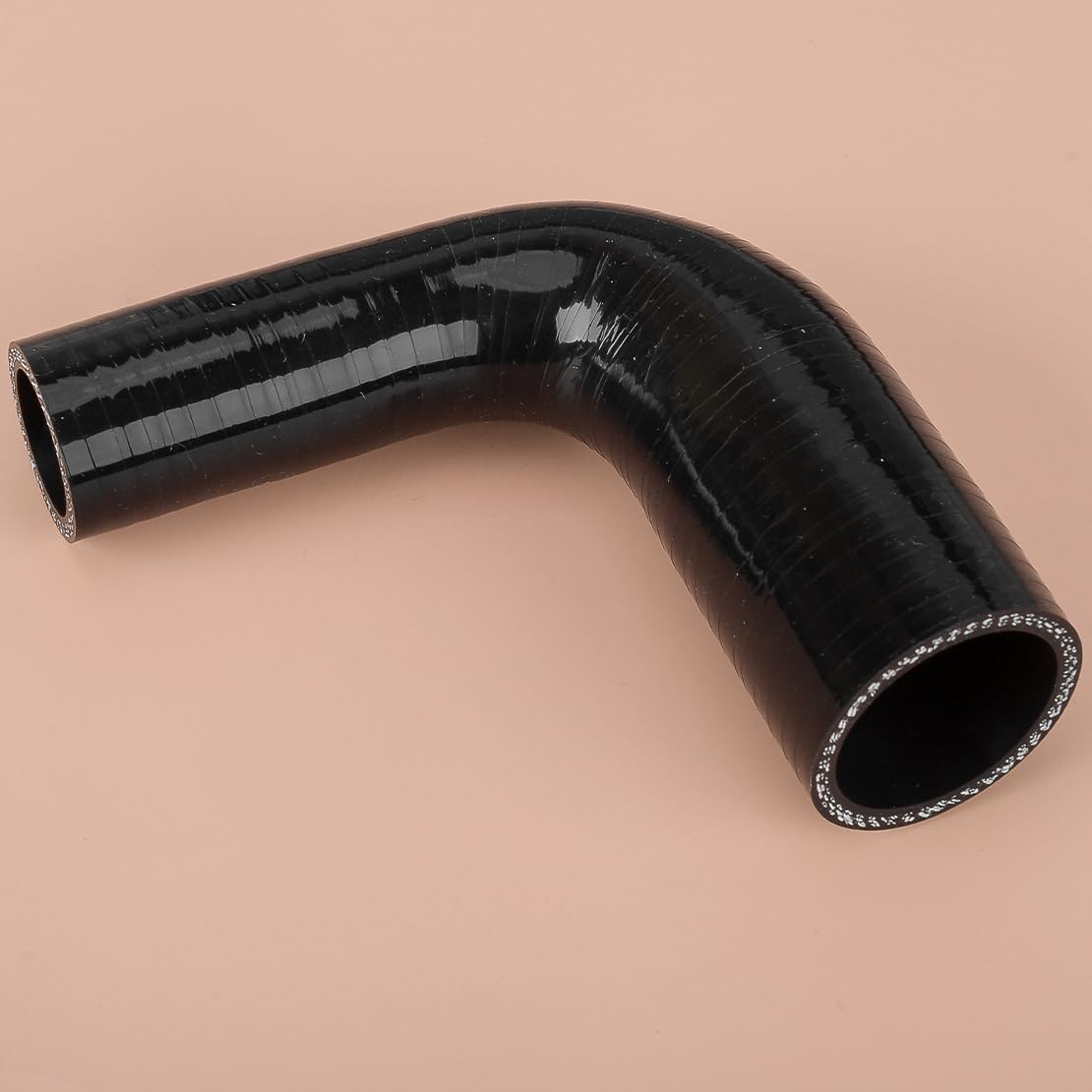 ID 1'' to 1.5'' 25mm-38mm 90 Degree Elbow Reducer Silicone Hose Intercooler Coupler Black