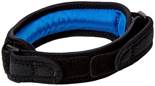 Powerstep unisex adult Powerstep Patella Strap, Un Walking Shoe, Black, One Size US - Thumbnail 2