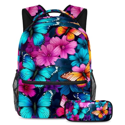 Sac à dos papillon contre le désordre : pack cartable et trousse de cours ordonnés