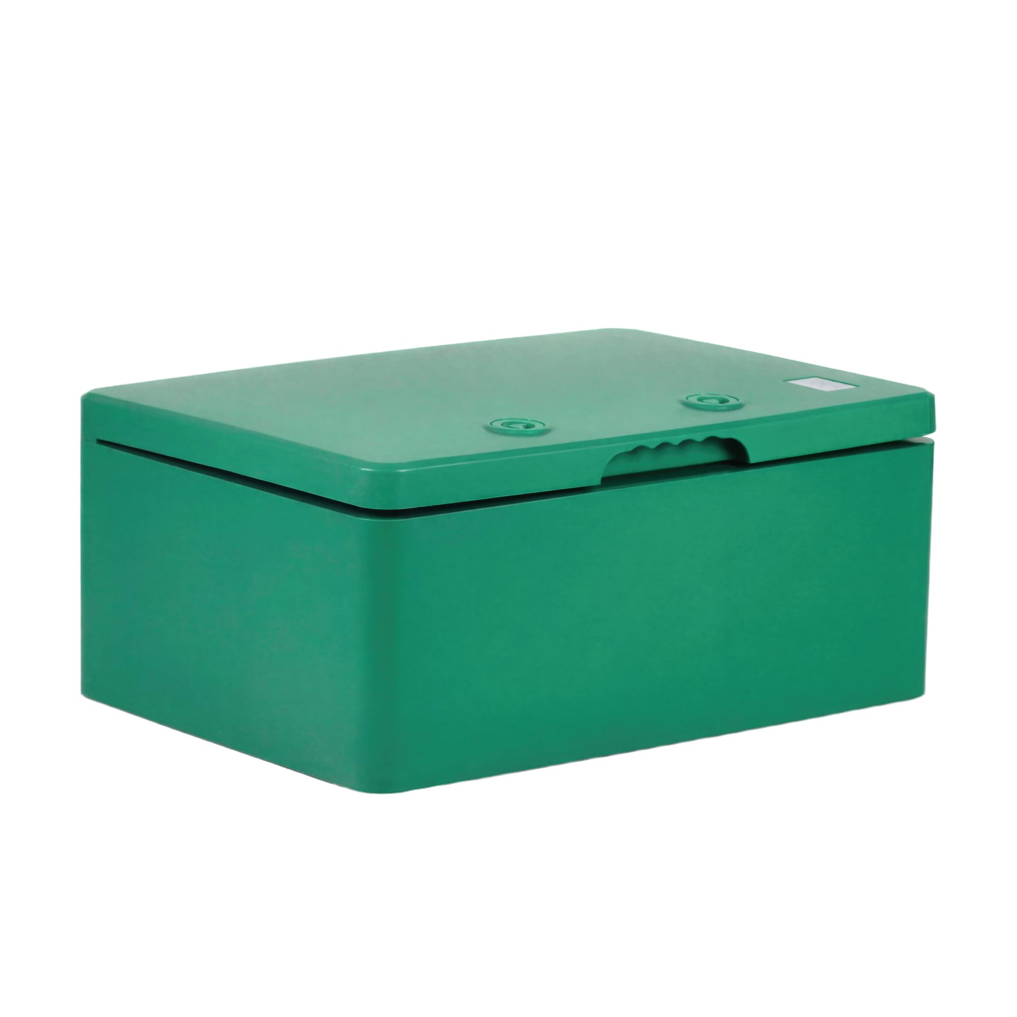 BOXEXPERT® Verteilerkasten außen wasserdicht [ABS Kunststoff IP65 Gehäuse] grün (Serie Fleet) 350x250x150mm | Schaltschrank außen | Wandschrank | Industriegehäuse | Leergehäuse