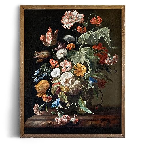 Yumknow Vintage Flower Still Life Picture Living Room thumb #4