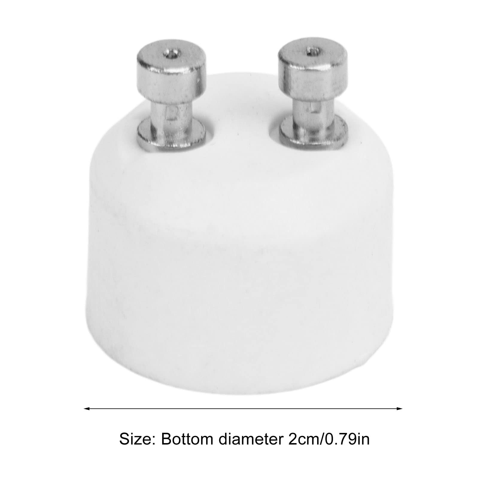 Alomejor 4 szt. GU10 na MR16 adapter cokołu odporna na wysokie temperatury oprawka lampy konwerter do lampy halogenowej LED