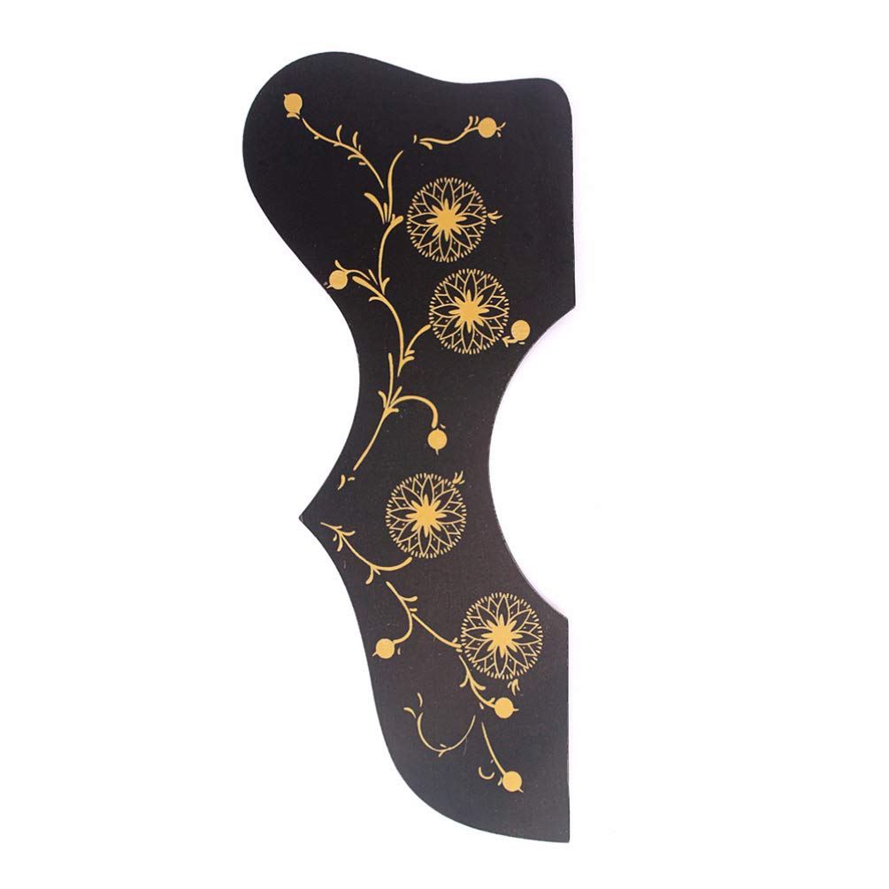 HEALLILY Guitar Pickguard Self-adhesive Guitar Pickup Pickguard Anti-scratch Plate Board for Acoustic Electric Folk Guitar Ukulele