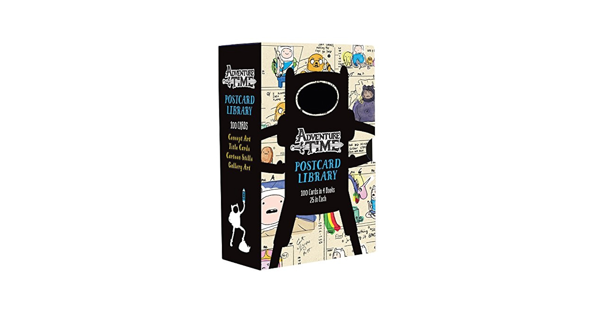 ADVENTURE TIME　POSTCARD LIBRARY Adventure Time Postcard Library : 100 Cards in 4 Books, 25