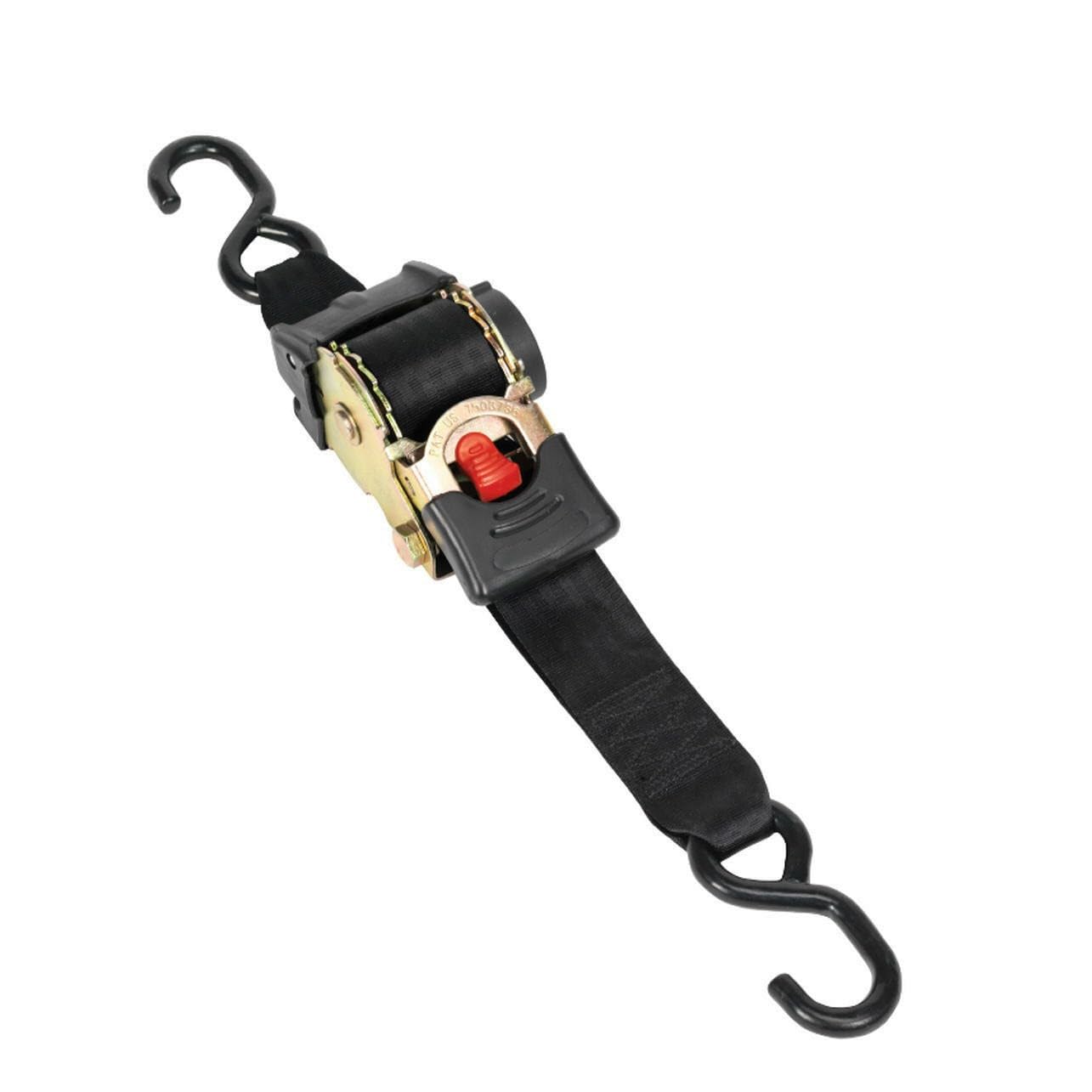 Correa de Amarre, Cinta retráctil automática de 2 m for Equipaje, Tensor de Seguridad, Correa de trinquete retráctil for Motocicletas. para Baca Bicicletas, Motocicletas(Orange 2.5x200cm)