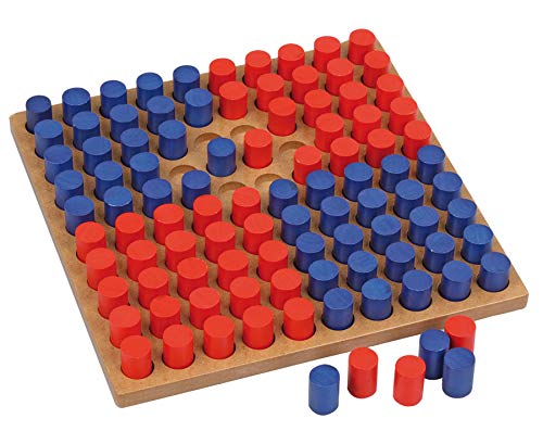 Preisvergleich Produktbild Betzold - Hunderter-Steckbrett -Mathe Rechnen Lernen Zahlen-Raum Schule Kinder