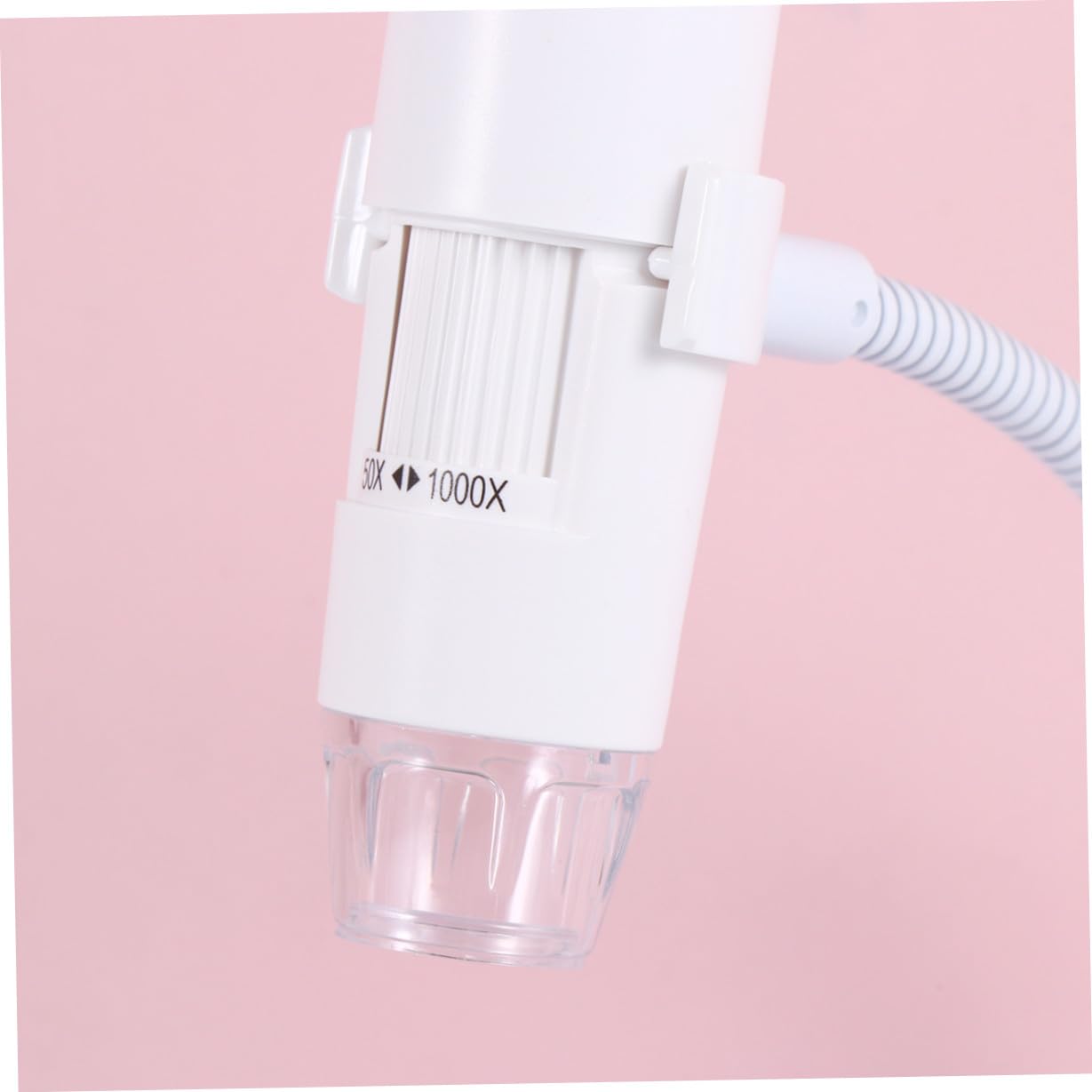 USB Handy Mikroskop 50-1000 Stück aus Kunststoff, Digital, Weiß | 2.0m 1920x1080p Auflösung, Tragbar und Einfach zu Nutzen, für Biologieunterricht und Bastelprüfung