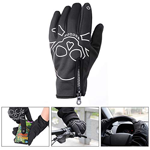 Sunbaca Luvas de Ciclismo de inverno Dedo Cheio de Tela Sensível Ao Toque Anti-slip Bicicleta Luvas